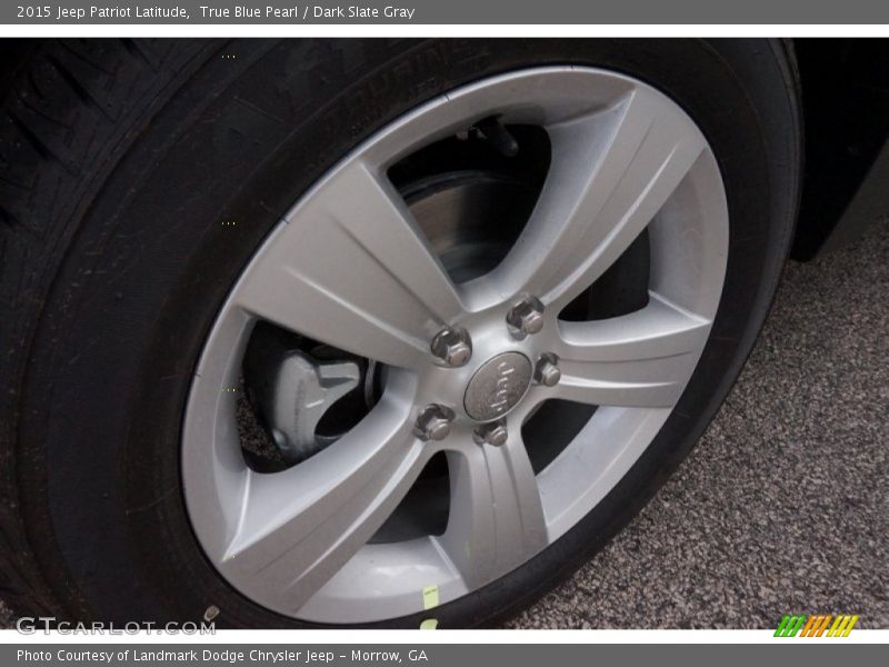 True Blue Pearl / Dark Slate Gray 2015 Jeep Patriot Latitude