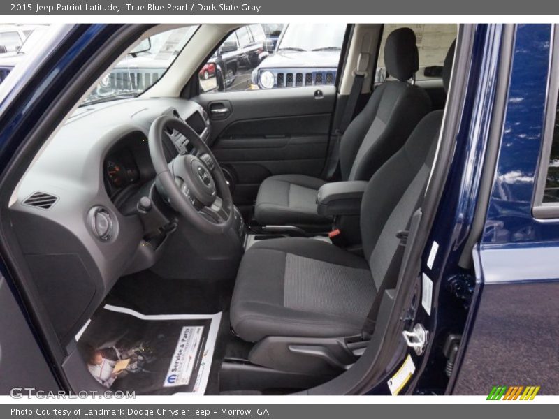 True Blue Pearl / Dark Slate Gray 2015 Jeep Patriot Latitude