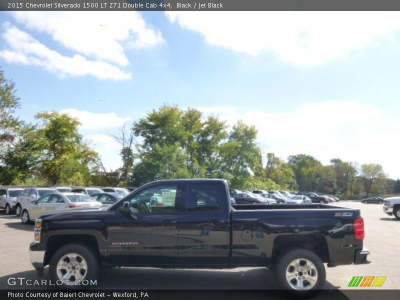 Black / Jet Black 2015 Chevrolet Silverado 1500 LT Z71 Double Cab 4x4