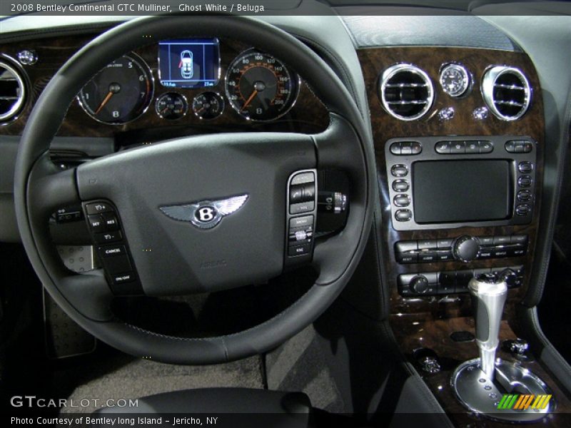 Ghost White / Beluga 2008 Bentley Continental GTC Mulliner