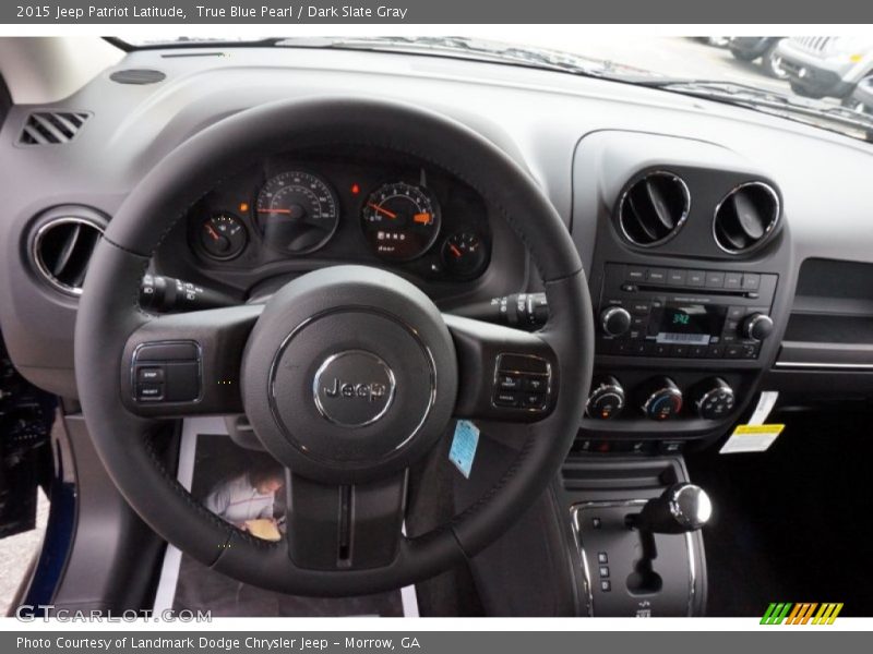 True Blue Pearl / Dark Slate Gray 2015 Jeep Patriot Latitude