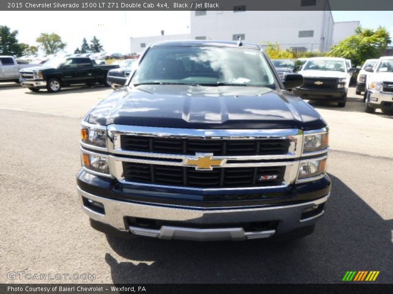Black / Jet Black 2015 Chevrolet Silverado 1500 LT Z71 Double Cab 4x4