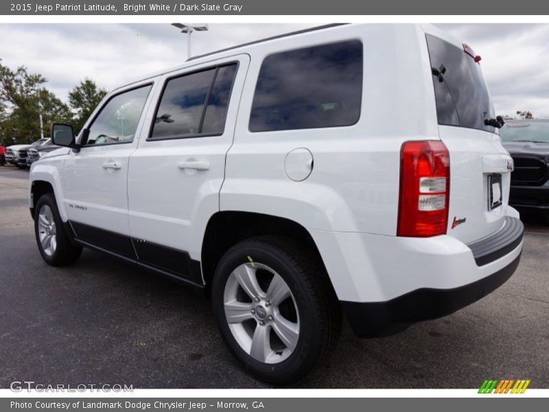 Bright White / Dark Slate Gray 2015 Jeep Patriot Latitude