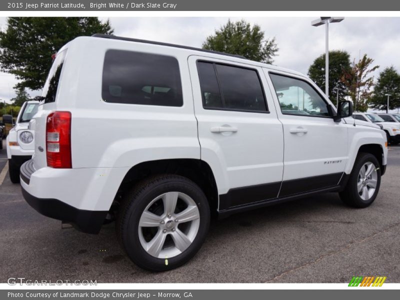 Bright White / Dark Slate Gray 2015 Jeep Patriot Latitude