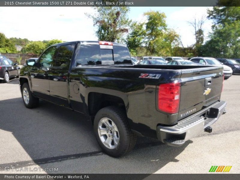 Black / Jet Black 2015 Chevrolet Silverado 1500 LT Z71 Double Cab 4x4