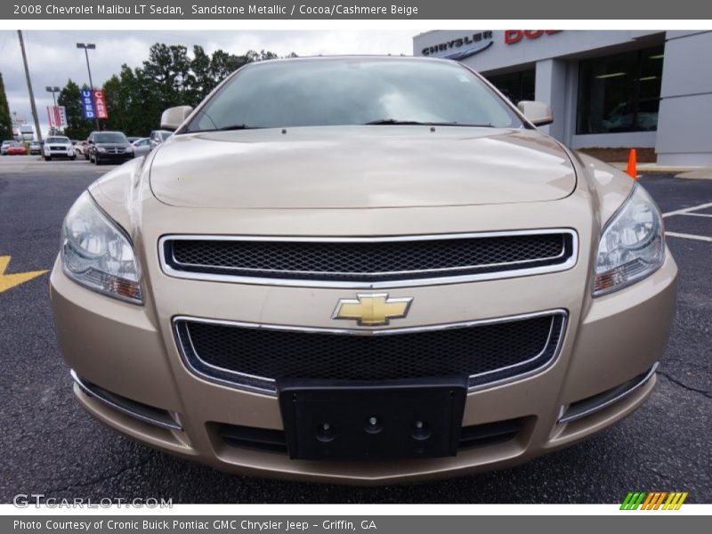 Sandstone Metallic / Cocoa/Cashmere Beige 2008 Chevrolet Malibu LT Sedan