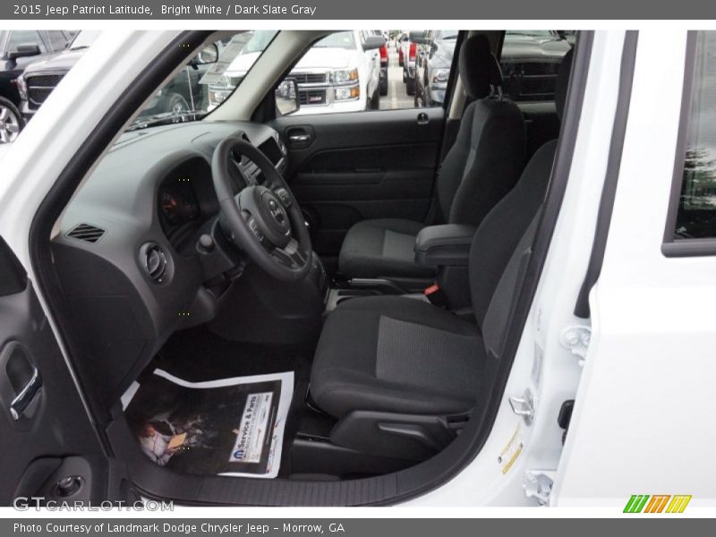Bright White / Dark Slate Gray 2015 Jeep Patriot Latitude