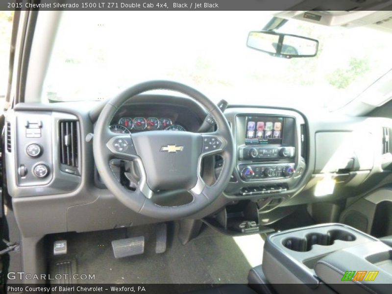 Black / Jet Black 2015 Chevrolet Silverado 1500 LT Z71 Double Cab 4x4