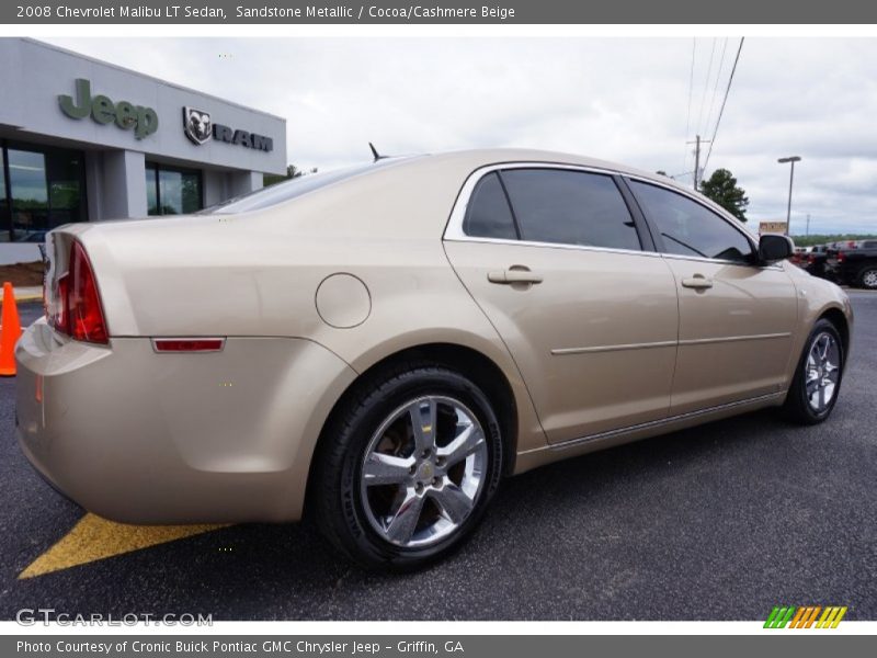 Sandstone Metallic / Cocoa/Cashmere Beige 2008 Chevrolet Malibu LT Sedan