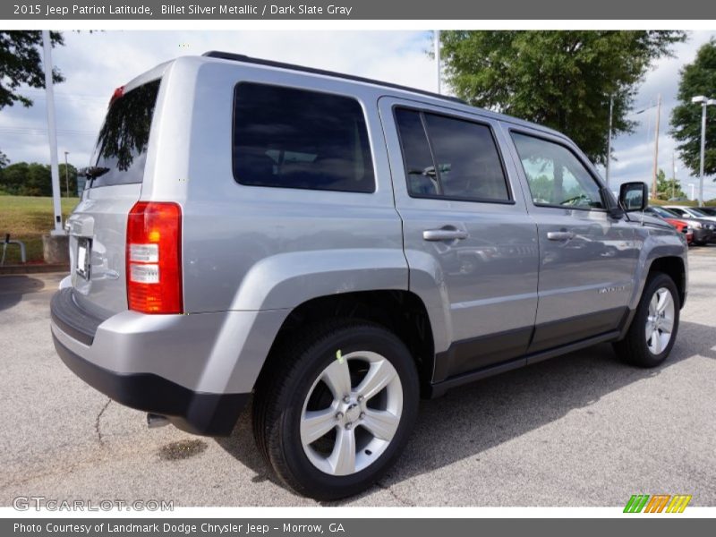 Billet Silver Metallic / Dark Slate Gray 2015 Jeep Patriot Latitude