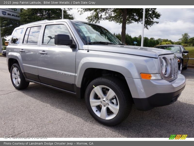 Billet Silver Metallic / Dark Slate Gray 2015 Jeep Patriot Latitude