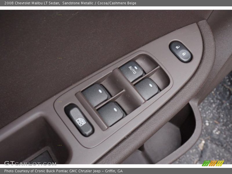 Sandstone Metallic / Cocoa/Cashmere Beige 2008 Chevrolet Malibu LT Sedan