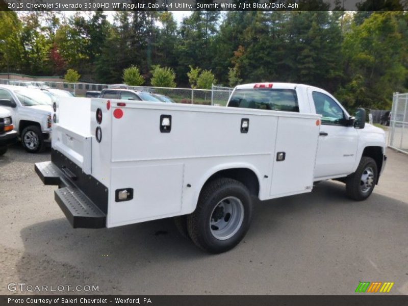 Summit White / Jet Black/Dark Ash 2015 Chevrolet Silverado 3500HD WT Regular Cab 4x4 Utility