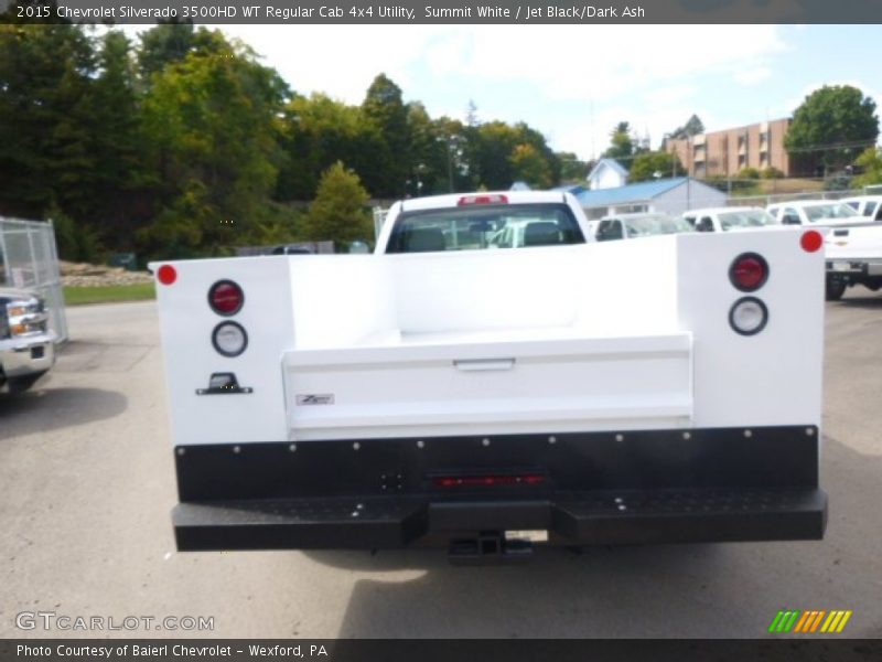 Summit White / Jet Black/Dark Ash 2015 Chevrolet Silverado 3500HD WT Regular Cab 4x4 Utility