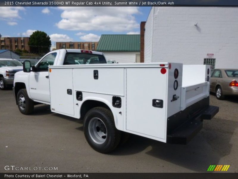 Summit White / Jet Black/Dark Ash 2015 Chevrolet Silverado 3500HD WT Regular Cab 4x4 Utility