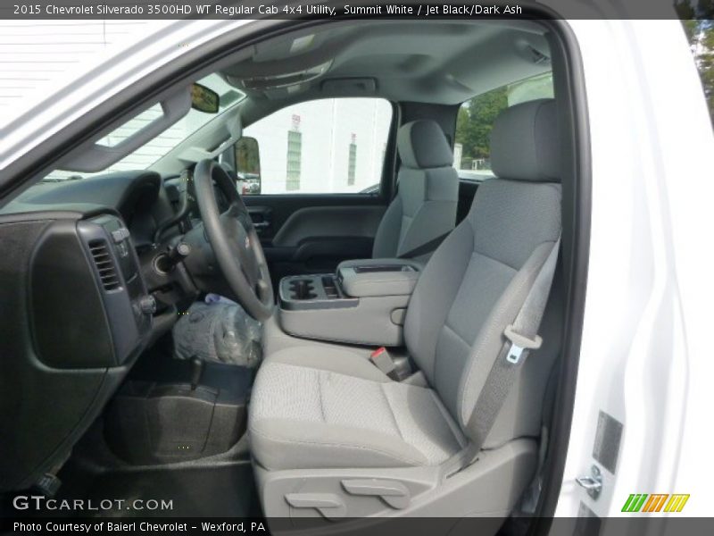 Summit White / Jet Black/Dark Ash 2015 Chevrolet Silverado 3500HD WT Regular Cab 4x4 Utility