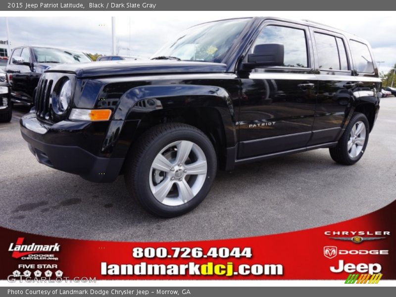 Black / Dark Slate Gray 2015 Jeep Patriot Latitude