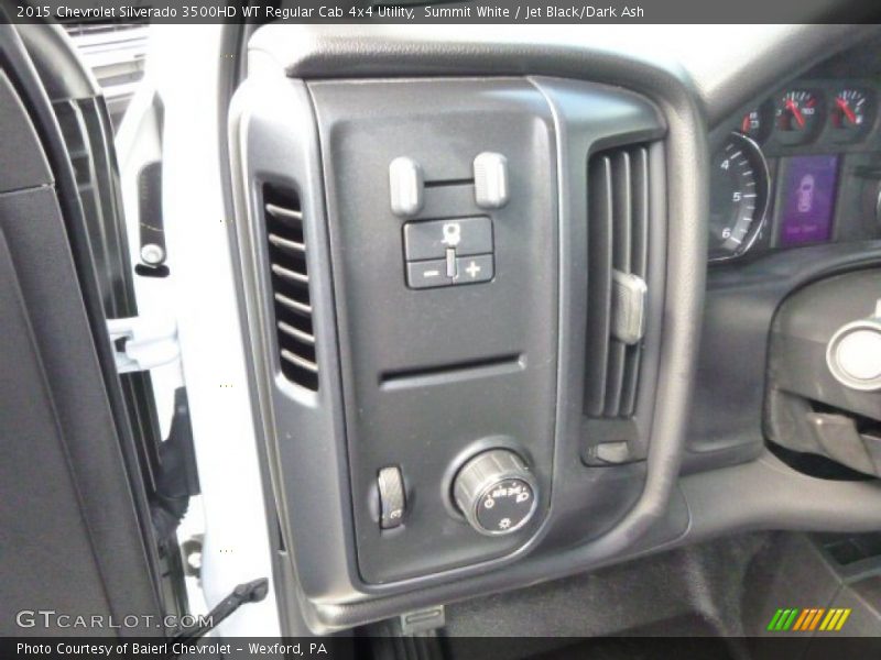 Summit White / Jet Black/Dark Ash 2015 Chevrolet Silverado 3500HD WT Regular Cab 4x4 Utility