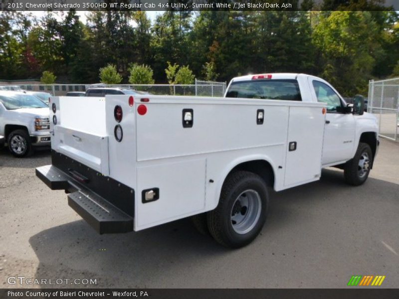 Summit White / Jet Black/Dark Ash 2015 Chevrolet Silverado 3500HD WT Regular Cab 4x4 Utility