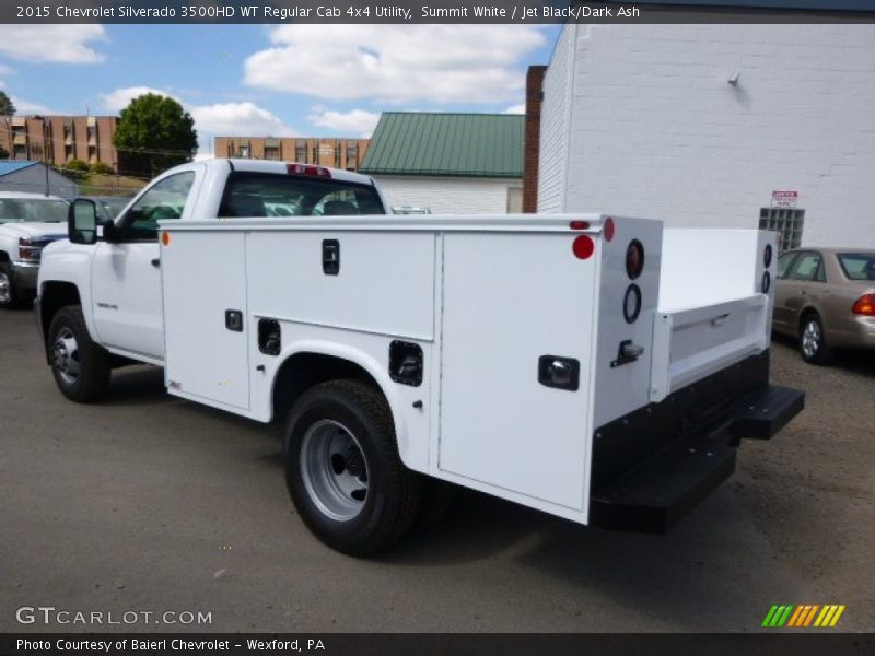 Summit White / Jet Black/Dark Ash 2015 Chevrolet Silverado 3500HD WT Regular Cab 4x4 Utility