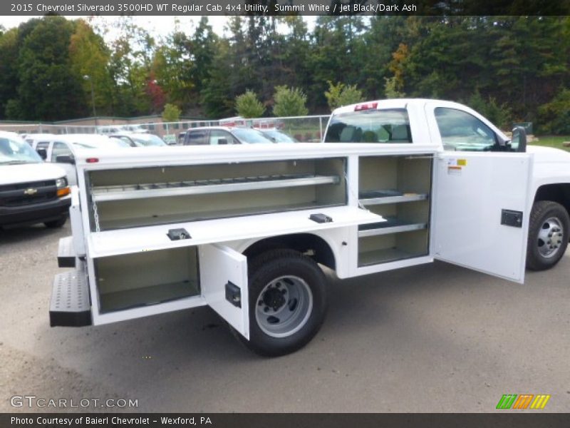 Summit White / Jet Black/Dark Ash 2015 Chevrolet Silverado 3500HD WT Regular Cab 4x4 Utility
