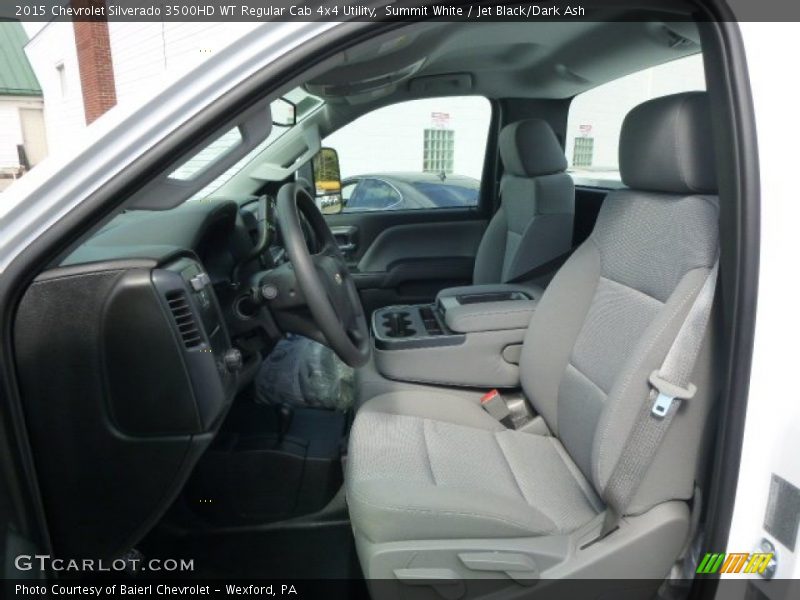 Summit White / Jet Black/Dark Ash 2015 Chevrolet Silverado 3500HD WT Regular Cab 4x4 Utility