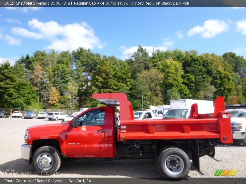  2015 Silverado 3500HD WT Regular Cab 4x4 Dump Truck Victory Red