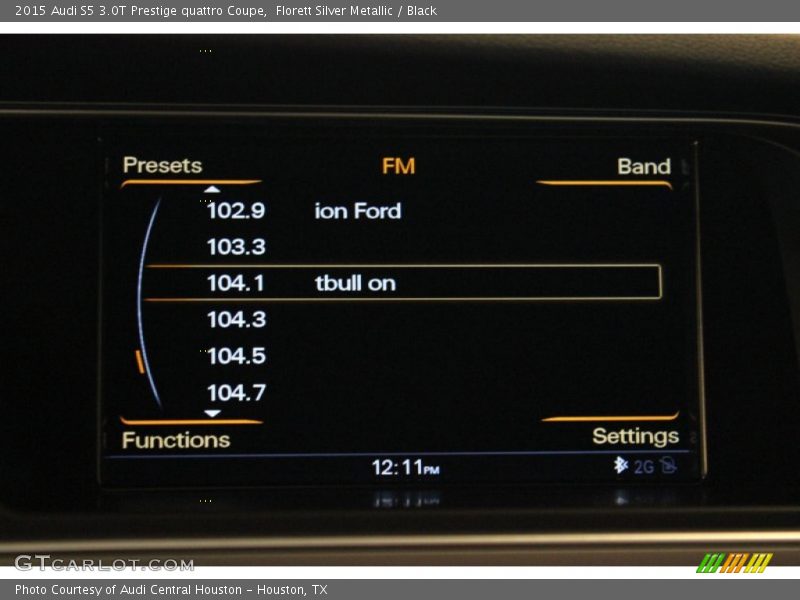 Florett Silver Metallic / Black 2015 Audi S5 3.0T Prestige quattro Coupe