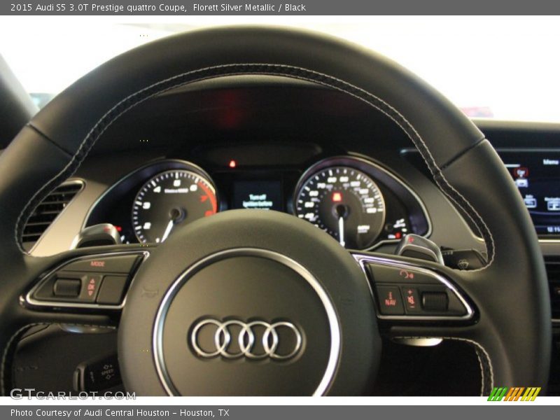 Florett Silver Metallic / Black 2015 Audi S5 3.0T Prestige quattro Coupe