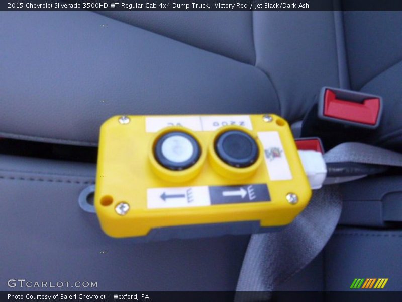 Victory Red / Jet Black/Dark Ash 2015 Chevrolet Silverado 3500HD WT Regular Cab 4x4 Dump Truck