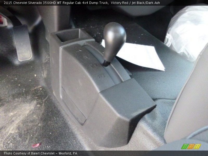 Victory Red / Jet Black/Dark Ash 2015 Chevrolet Silverado 3500HD WT Regular Cab 4x4 Dump Truck