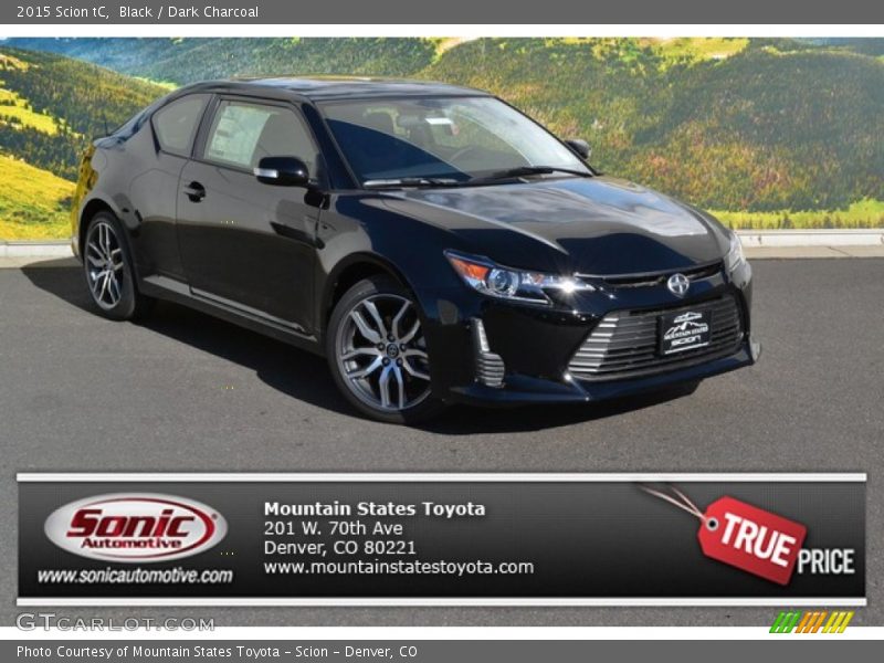 Black / Dark Charcoal 2015 Scion tC