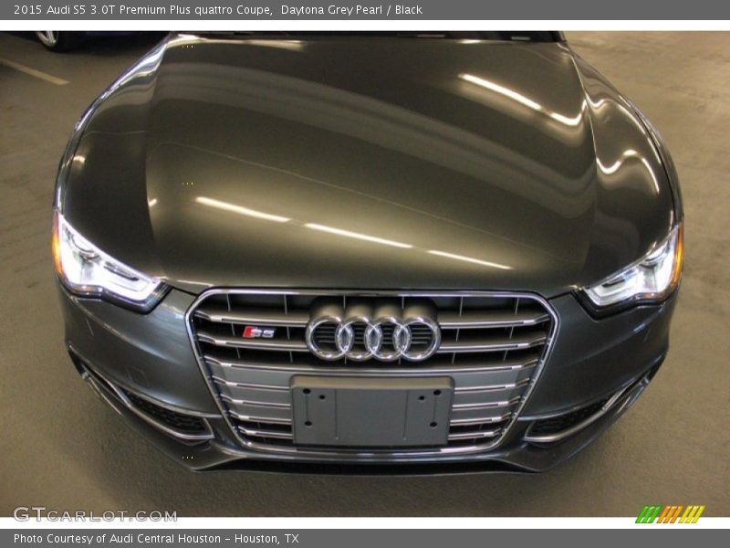 Daytona Grey Pearl / Black 2015 Audi S5 3.0T Premium Plus quattro Coupe