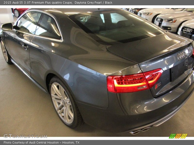 Daytona Grey Pearl / Black 2015 Audi S5 3.0T Premium Plus quattro Coupe