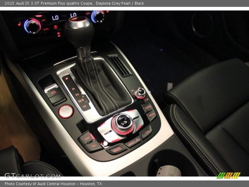 Daytona Grey Pearl / Black 2015 Audi S5 3.0T Premium Plus quattro Coupe