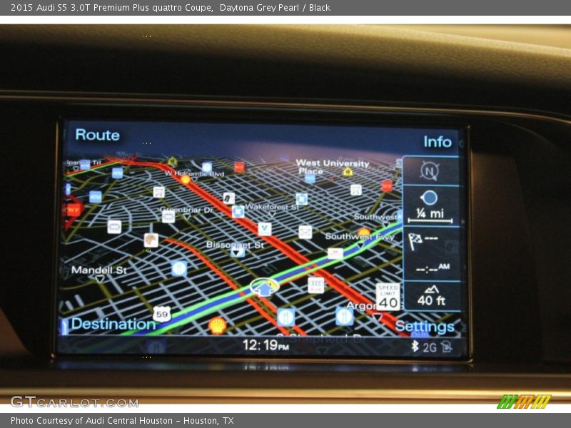 Daytona Grey Pearl / Black 2015 Audi S5 3.0T Premium Plus quattro Coupe