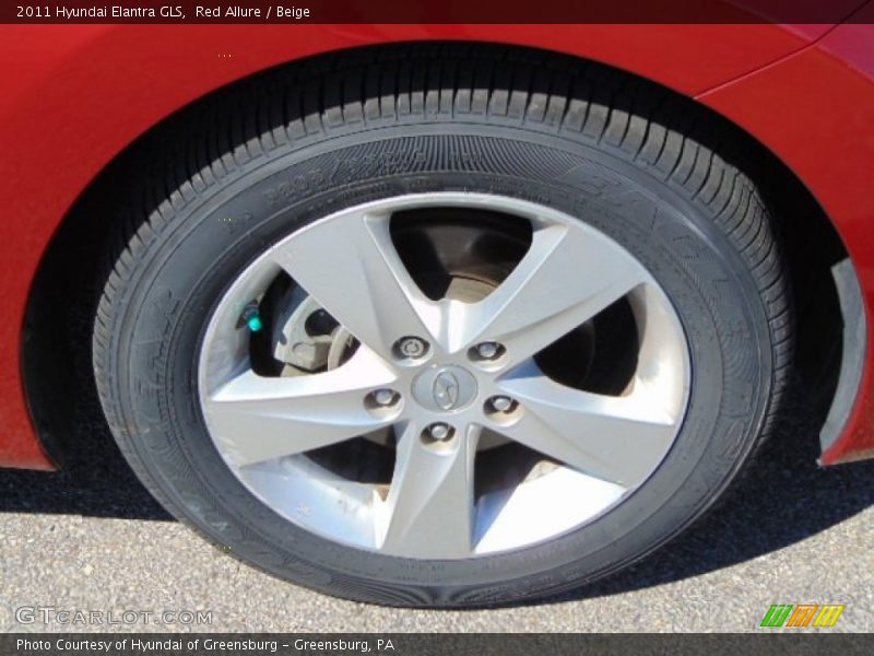 Red Allure / Beige 2011 Hyundai Elantra GLS