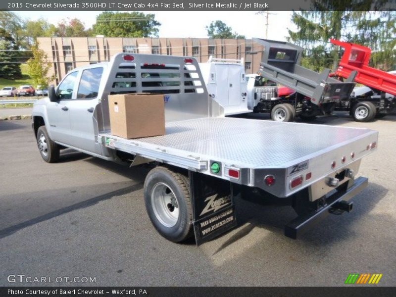  2015 Silverado 3500HD LT Crew Cab 4x4 Flat Bed Silver Ice Metallic