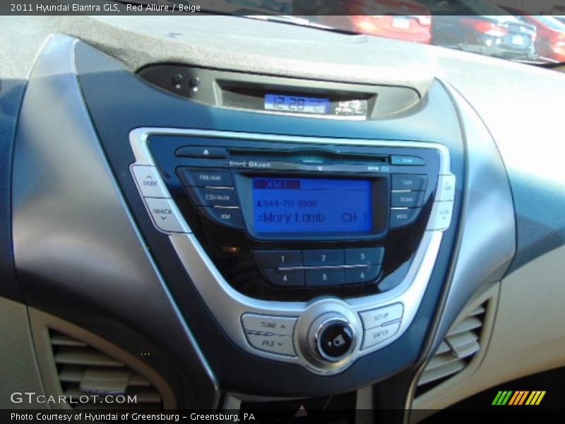 Red Allure / Beige 2011 Hyundai Elantra GLS