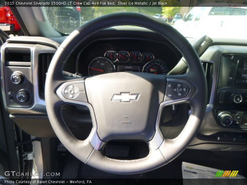  2015 Silverado 3500HD LT Crew Cab 4x4 Flat Bed Steering Wheel