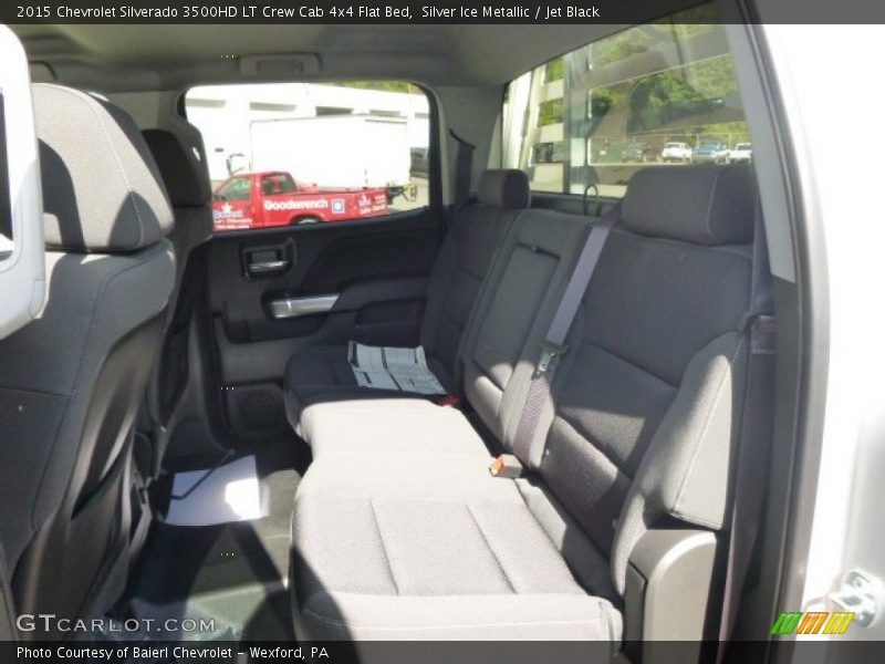 Rear Seat of 2015 Silverado 3500HD LT Crew Cab 4x4 Flat Bed