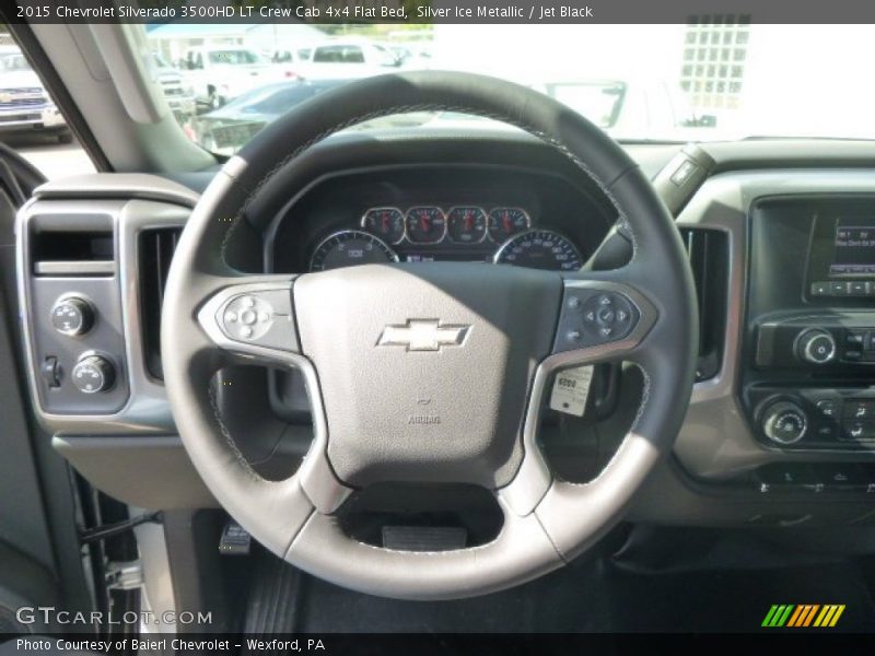  2015 Silverado 3500HD LT Crew Cab 4x4 Flat Bed Steering Wheel