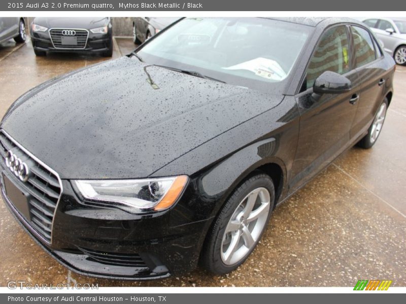 Mythos Black Metallic / Black 2015 Audi A3 2.0 Premium quattro