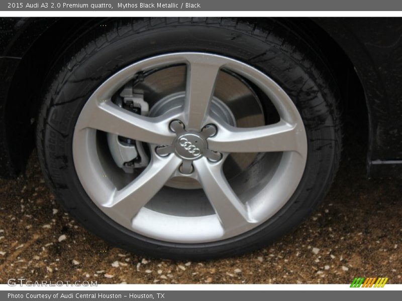 Mythos Black Metallic / Black 2015 Audi A3 2.0 Premium quattro