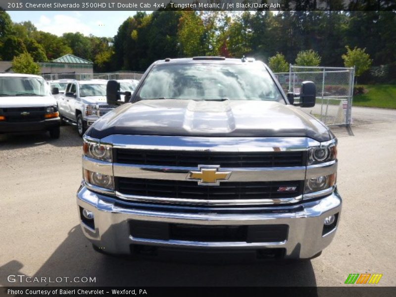 Tungsten Metallic / Jet Black/Dark Ash 2015 Chevrolet Silverado 3500HD LT Double Cab 4x4
