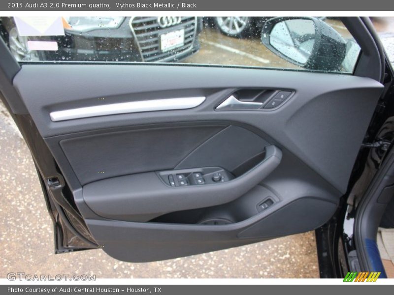 Mythos Black Metallic / Black 2015 Audi A3 2.0 Premium quattro