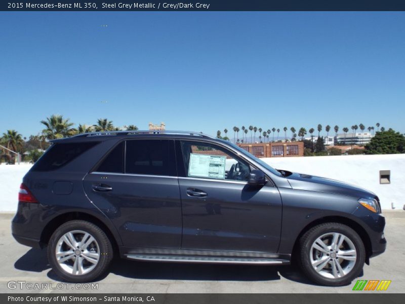 Steel Grey Metallic / Grey/Dark Grey 2015 Mercedes-Benz ML 350