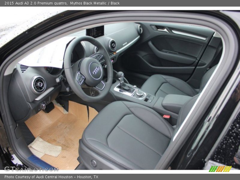 Mythos Black Metallic / Black 2015 Audi A3 2.0 Premium quattro