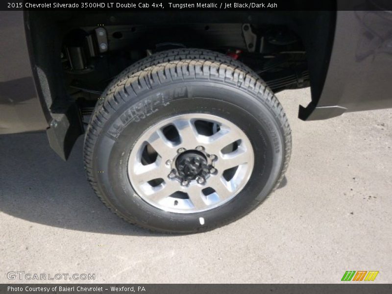 Tungsten Metallic / Jet Black/Dark Ash 2015 Chevrolet Silverado 3500HD LT Double Cab 4x4