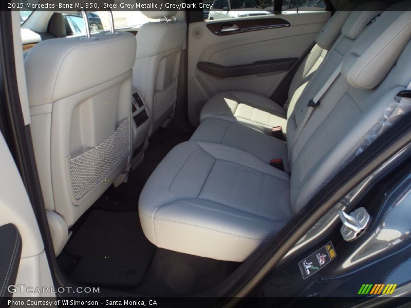 Steel Grey Metallic / Grey/Dark Grey 2015 Mercedes-Benz ML 350